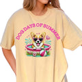 Corgi Dog Days Summer Shirt ~ Relaxed Fit Printed USA Womenswear Casual Comfort Cotton Top Athletic Boho Chic T-Shirts, Hoodie, Sweatshirt - T-Shirt, Sweatshirt, Hoodie