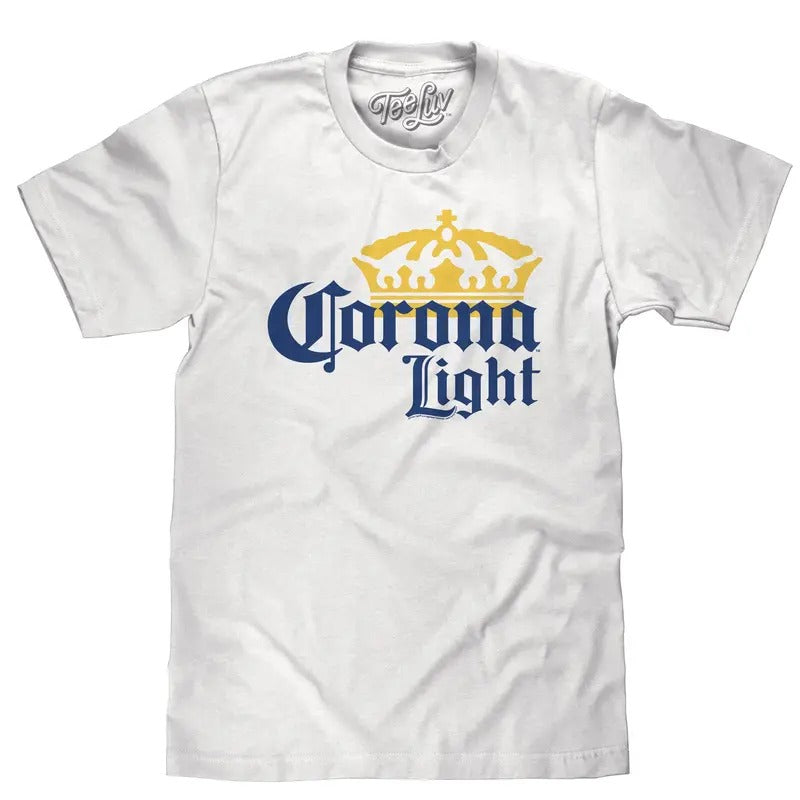 Corona Light Logo White T-Shirts, Hoodie, Sweatshirt - T-Shirt, Sweatshirt, Hoodie