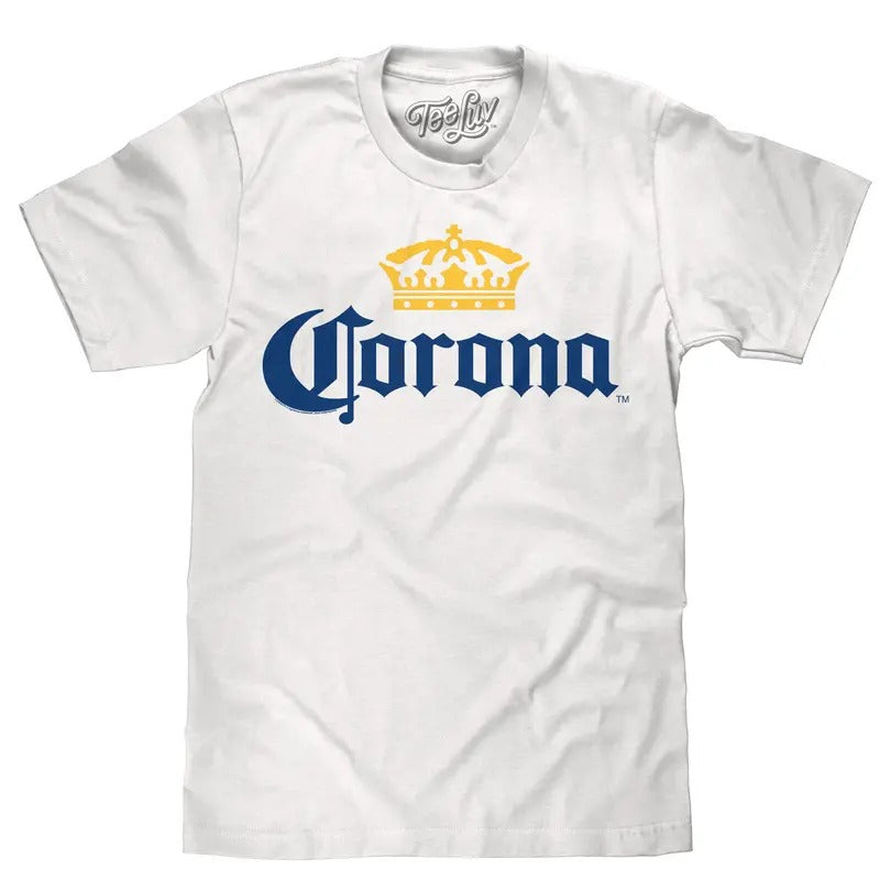 Corona Logo White T-Shirts, Hoodie, Sweatshirt - T-Shirt, Sweatshirt, Hoodie