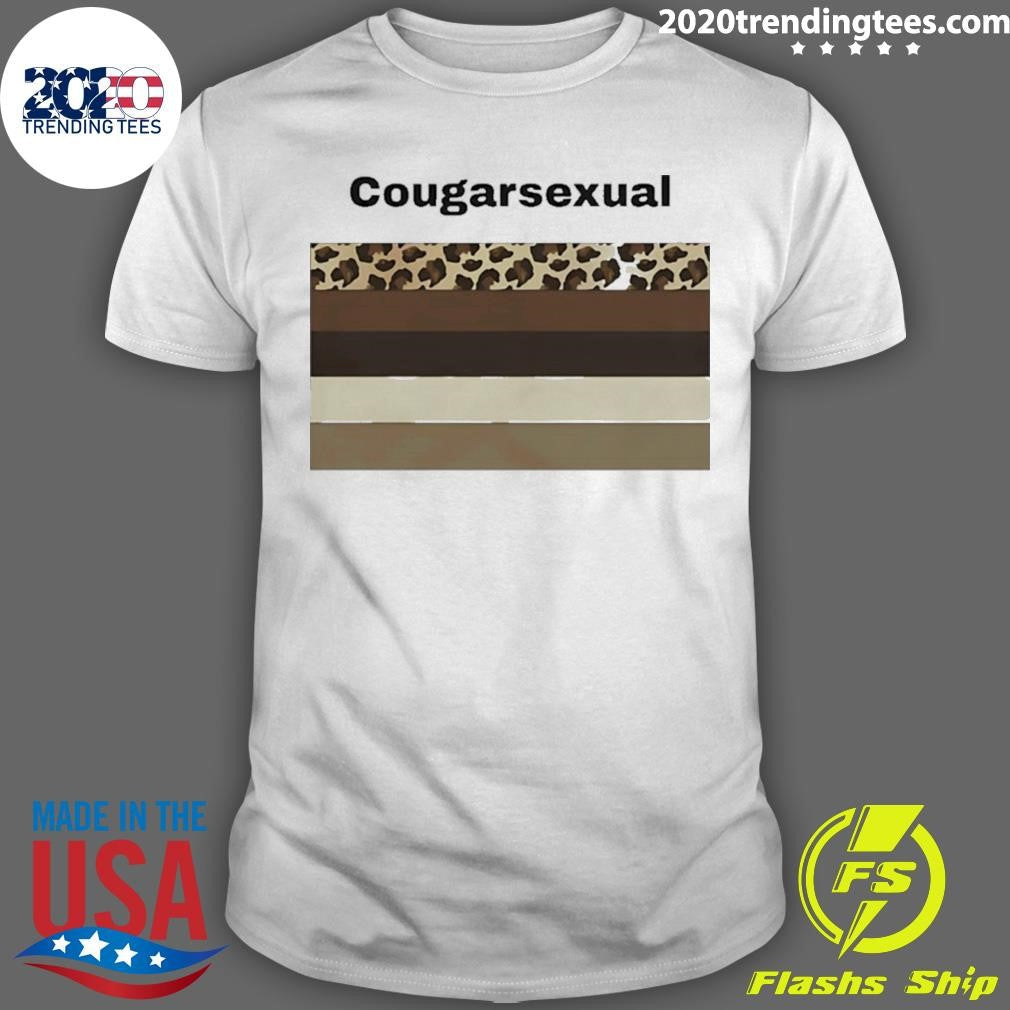 Cougarsexual Leopard Shirt Unisex T-shirt, Sweatshirt, Hoodie, Long Sleeve Tee - T-Shirt, Sweatshirt, Hoodie