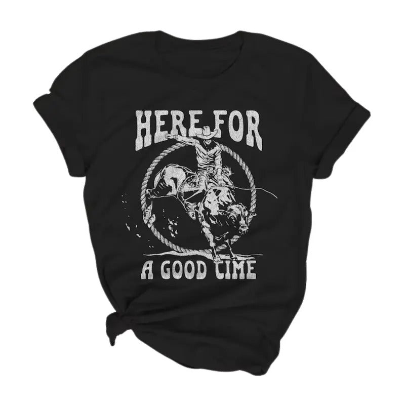 Country Music Shirt Here Good Time Shirt Rodeo Shirt Shirt Country Girl Shirt Cute Vintage Shirt T-Shirts, Hoodie, Sweatshirt - T-Shirt, Sweatshirt, Hoodie