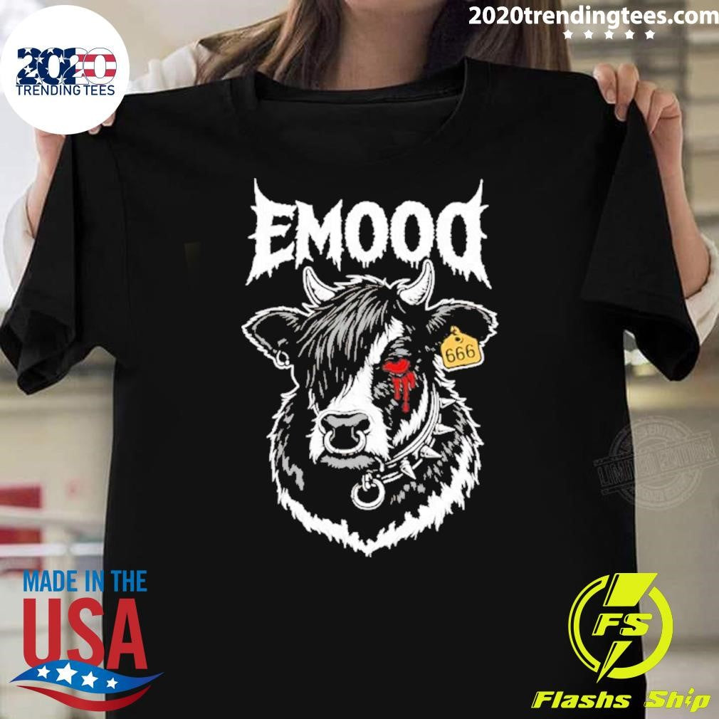 Cow Devils 666 Emood Shirt Unisex T-shirt, Sweatshirt, Hoodie, Long Sleeve Tee - T-Shirt, Sweatshirt, Hoodie