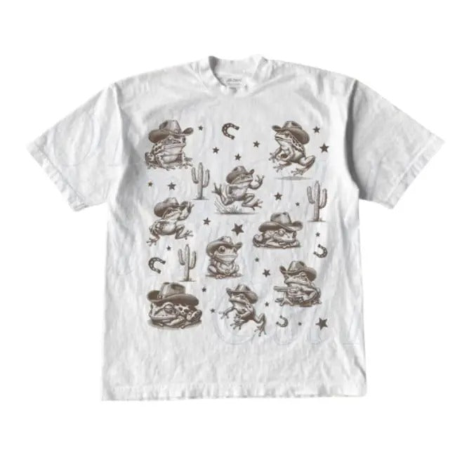 Cowboy Frogs Western Cowboy Vintage Retro 90s Frog Cowgirl Desert Shirt Funny Ranch FrogT Shirt Fun Toad Lovers . Menswear T-Shirts, Hoodie, Sweatshirt - T-Shirt, Sweatshirt, Hoodie