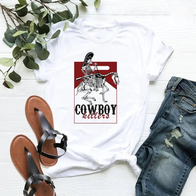 Cowboy Killer Skeleton Marlboro Rodeo Cotton T-Shirts, Hoodie, Sweatshirt - T-Shirt, Sweatshirt, Hoodie