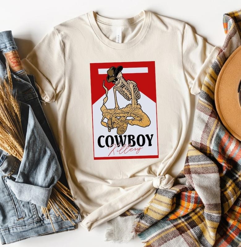 Cowboy Killers Shirt Skeleton Cowboy Shirt Skeleton Shirt Howdy Skeleton Vintage Cotton Shirt T-Shirts, Hoodie, Sweatshirt - T-Shirt, Sweatshirt, Hoodie