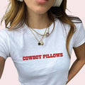 Cowboy Pillows Baby Western Inspired Cowgirl Red Typography Cowboy Shirt Rodeo T-Shirts, Hoodie, Sweatshirt - T-Shirt, Sweatshirt, Hoodie