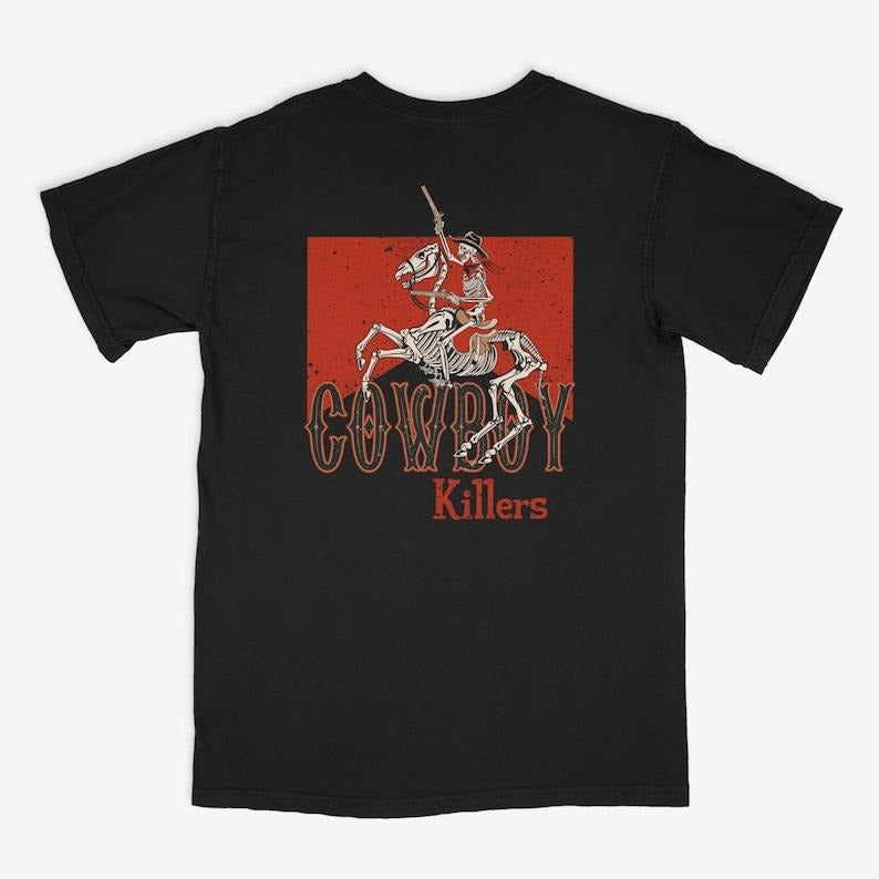Cowboy Marlb0r0 Killer Rodeo 90s Vintage 2000s Western Shirt Retro Cowboy Rodeo Relaxed Shirt Wild West 2sides Cotton T-Shirts, Hoodie, Sweatshirt - T-Shirt, Sweatshirt, Hoodie