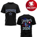 Cowboys Happy New Year 2026 Two Sided Shirt Unisex T-shirt, Sweatshirt, Hoodie, Long Sleeve Tee - T-Shirt, Sweatshirt, Hoodie
