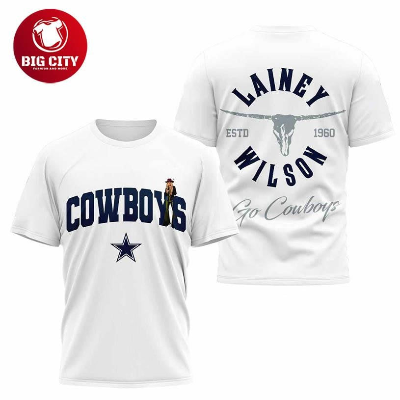 Cowboys Lainey Wilson 2025 Two Sided Shirt Unisex T-shirt, Sweatshirt, Hoodie, Long Sleeve Tee - T-Shirt, Sweatshirt, Hoodie