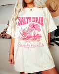 Cowgirl Summer Western Summer Shirt Coastal Cowgirl Shirt Retro Western Shirt Summer Shirt Sublimation Salty Hair Sandy Boots Shirt T-Shirts, Hoodie, Sweatshirt - T-Shirt, Sweatshirt, Hoodie