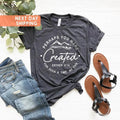 Created Purpose Bible Verse Christian Perhaps You Were Created Shirt Scripture Shirts Faith Cotton Top T-Shirts, Hoodie, Sweatshirt - T-Shirt, Sweatshirt, Hoodie