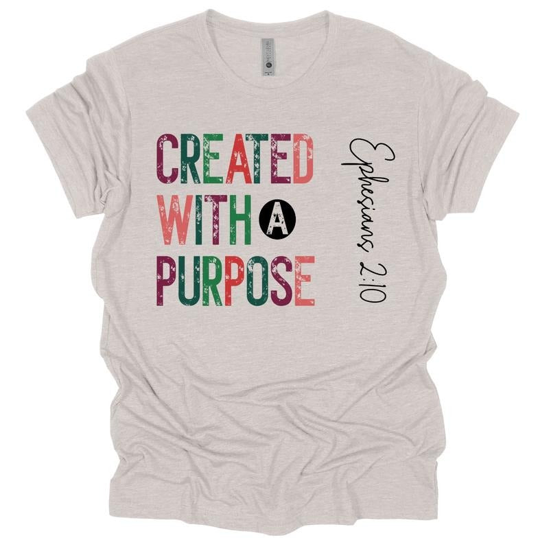 Created Purpose Christian T-Shirts, Hoodie, Sweatshirt - T-Shirt, Sweatshirt, Hoodie