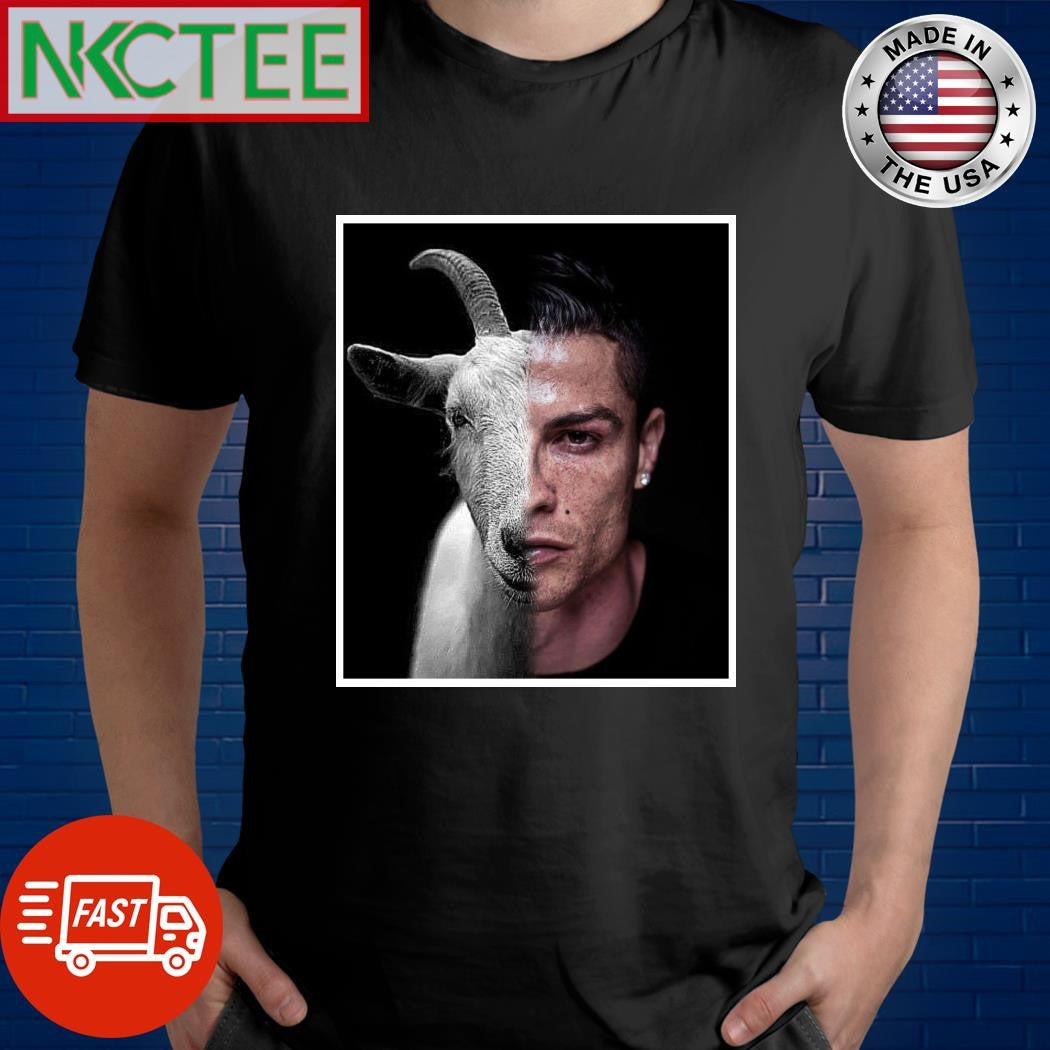Cristiano Ronaldo GOAT great of all time shirt Unisex T-shirt, Sweatshirt, Hoodie, Long Sleeve Tee - T-Shirt, Sweatshirt, Hoodie