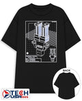 Crosley Tower Blueprint shirt Unisex T-shirt, Sweatshirt, Hoodie, Long Sleeve Tee - T-Shirt, Sweatshirt, Hoodie