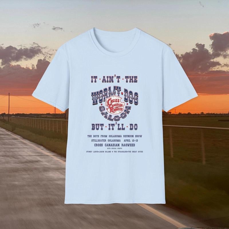 Cross Canadian Ragweed Oklahoma Softstyle Shirt Tribute Wormy T-Shirts, Hoodie, Sweatshirt - T-Shirt, Sweatshirt, Hoodie