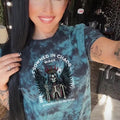 'Crowned Chaos' Black & Green Tie Dye Alt Grunge Streetwear Sarcastic Punk Cotton Casual Comfort T-Shirts, Hoodie, Sweatshirt - T-Shirt, Sweatshirt, Hoodie