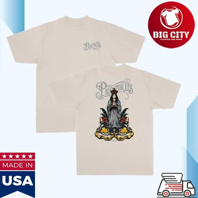 Crownsguam Smk Pray For Us Mantle Two Sided Shirt Unisex T-shirt, Sweatshirt, Hoodie, Long Sleeve Tee - T-Shirt, Sweatshirt, Hoodie
