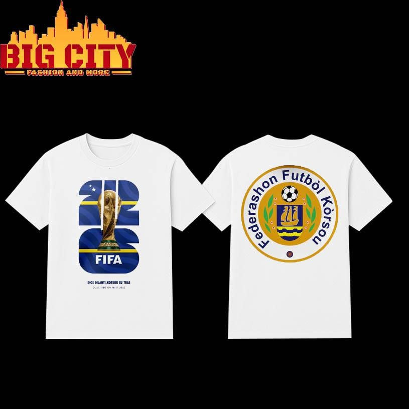 Curacao National Football One island Two Sided Shirt Unisex T-shirt, Sweatshirt, Hoodie, Long Sleeve Tee - T-Shirt, Sweatshirt, Hoodie