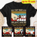 Custom Best Cat Dad Ever Cat Fathers Shirt Custom Cat Breed Shirt Personalized Cat Dad Papa Cat Owners Shirt T-Shirts, Hoodie, Sweatshirt - T-Shirt, Sweatshirt, Hoodie