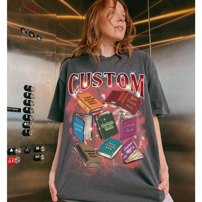Custom Book Shirt Retro 90s Shirt Bookish Bootleg Shirt Personalize Bootleg Custom Bootleg Rap Custom 90S Casual Cotton T-Shirts, Hoodie, Sweatshirt - T-Shirt, Sweatshirt, Hoodie