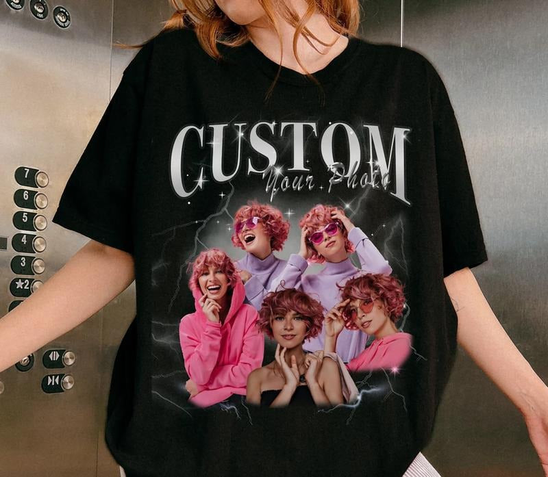 Custom Bootleg Rap Customized Bootleg Photos Bachelor Party Personalized Portrait Custom T-Shirts, Hoodie, Sweatshirt - T-Shirt, Sweatshirt, Hoodie