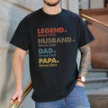 Custom Dad Years Shirt Papa Year Husband Legend Husband Dad Papa Personalized Dad Grandpa T-Shirts, Hoodie, Sweatshirt - T-Shirt, Sweatshirt, Hoodie