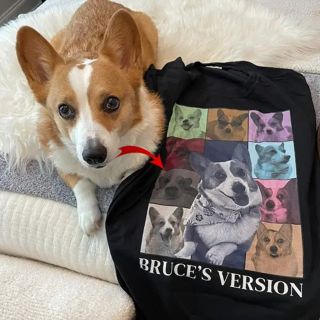 Custom Dog Shirt Custom Dog Cat Shirt Custom Pet Portrait Shirt HL20 T-Shirts, Hoodie, Sweatshirt - T-Shirt, Sweatshirt, Hoodie