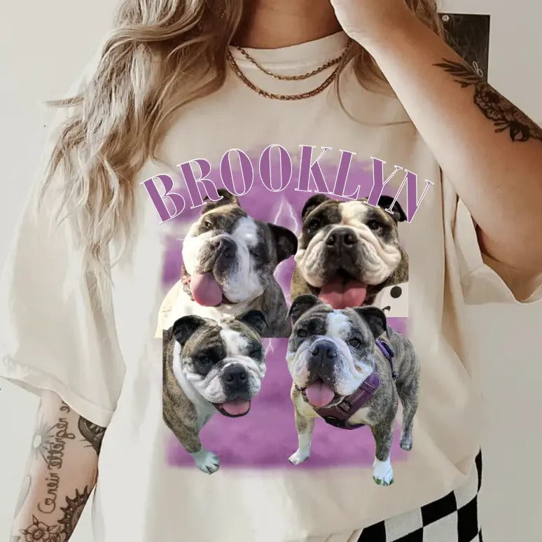 Custom Dog Picture Shirt ~ Relaxed Fit Printed USA Womenswear Casual Comfort Cotton Top Athletic Boho Chic T-Shirts, Hoodie, Sweatshirt - T-Shirt, Sweatshirt, Hoodie