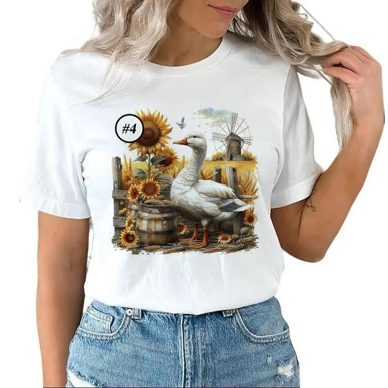 Custom Duck Farm Animals Horse Chicken Cute Sheep Donkey All #Vva 1 Cotton Womenswear T-Shirts, Hoodie, Sweatshirt - T-Shirt, Sweatshirt, Hoodie