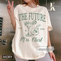 Custom Future Mrs Shirt Personalized Bride Be Comfort Colors Newly Engaged Her Engagement My Engaged Era Shirt T-Shirts, Hoodie, Sweatshirt - T-Shirt, Sweatshirt, Hoodie