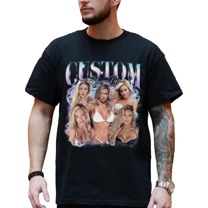 Custom Bootleg Rap Custom Photo Vintage 90s Shirt Girlfriend Boyfriend Insert Your Here T-Shirts, Hoodie, Sweatshirt - T-Shirt, Sweatshirt, Hoodie