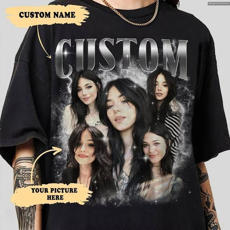 Custom Vintage 90s Shirt Personalized Bootleg Girlfriend Boyfriend Rap Her Him Global Trending Outfits HL135 T-Shirts, Hoodie, Sweatshirt - T-Shirt, Sweatshirt, Hoodie
