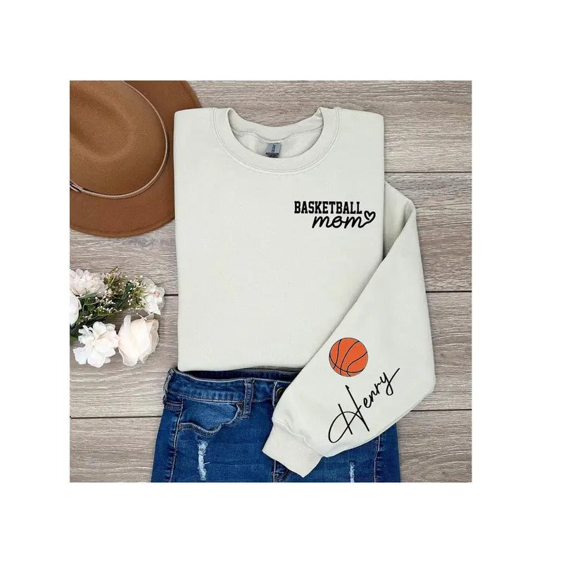 Customized Basketball Mom Your Name Basketball Shirt Basketball Aunt Shirt Grandma Shirt Basketball Mom Shirt Custom Basketball Shirt Basketball Mom T-Shirts, Hoodie, Sweatshirt - T-Shirt, Sweatshirt, Hoodie