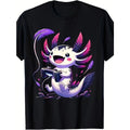 Cute Axolotl Playing Console Video Games Axolotl Gaming Made USA T-Shirts, Hoodie, Sweatshirt - T-Shirt, Sweatshirt, Hoodie