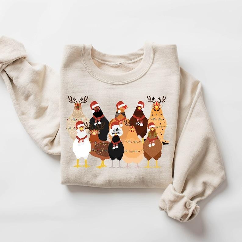 Cute Chickens Farm Animal Chickens Lover Funny Chickens ; Cotton Menswear T-Shirts, Hoodie, Sweatshirt - T-Shirt, Sweatshirt, Hoodie