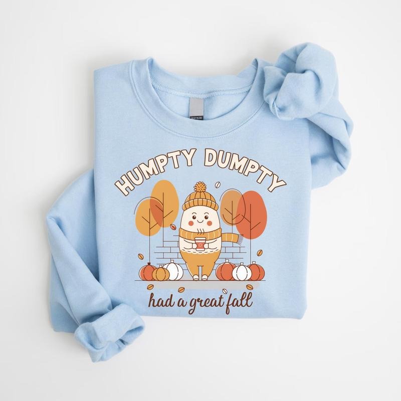 Cute Fall Loose Fit 50% Cotton & 50% Polyester Size Medium Heavy Fabric T-Shirts, Hoodie, Sweatshirt - T-Shirt, Sweatshirt, Hoodie