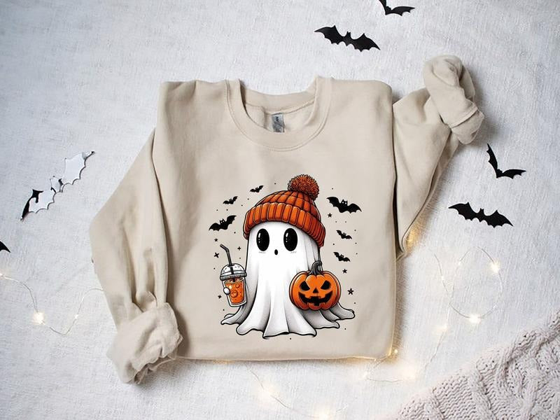Cute Ghost Shirt Halloween Ghost Coffee Shirt Bougie Ghost Shirt Halloween Halloween Ghost Halloween 2024 Happy Halloween Retro Spooky Season Halloween 2024 T-Shirts, Hoodie, Sweatshirt - T-Shirt, Sweatshirt, Hoodie