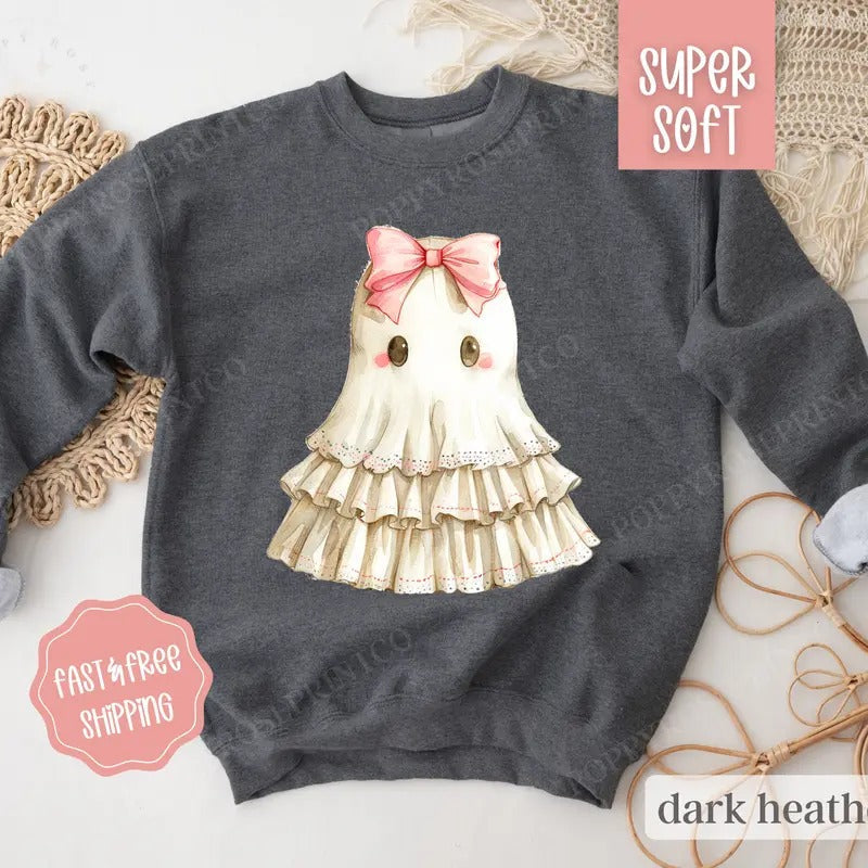 Cute Ghost Fall Halloween Cute Ghoststyle{N002}2 T-Shirts, Hoodie, Sweatshirt - T-Shirt, Sweatshirt, Hoodie