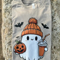 Cute Ghost Pumpkin Spice Latte Fit Halloween Halloween Shirt T-Shirts, Hoodie, Sweatshirt - T-Shirt, Sweatshirt, Hoodie