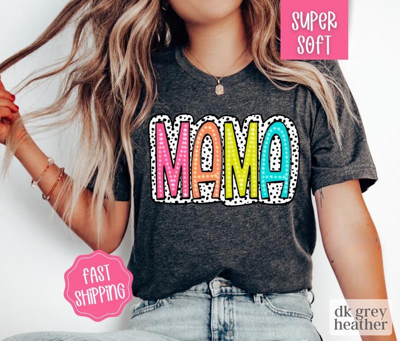 Cute Mama Shirt Mama Shirt Mom Mom Shirt Comfort Cotton T-Shirts, Hoodie, Sweatshirt - T-Shirt, Sweatshirt, Hoodie