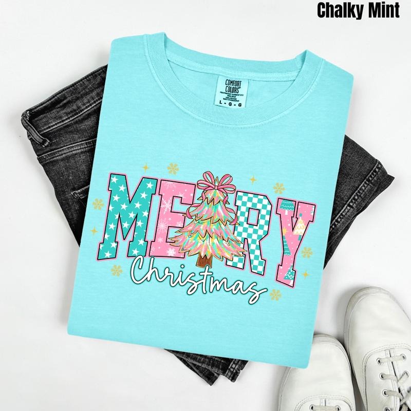 Cute Tree Merry Comfort Colors 'NLB' T-Shirts, Hoodie, Sweatshirt - T-Shirt, Sweatshirt, Hoodie