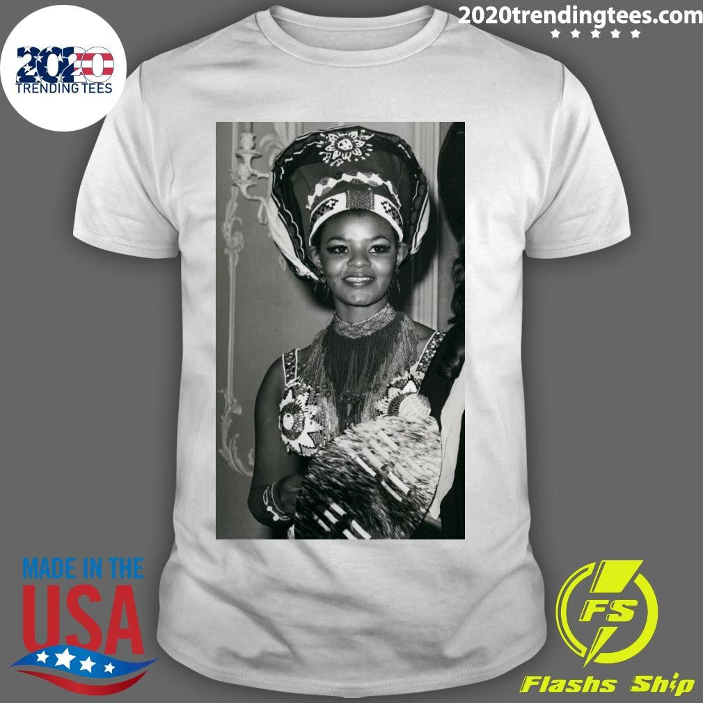 Cynthia Shange, Who Defied Apartheid at a Beauty Pageant, Dies at 76 Shirt Unisex T-shirt, Sweatshirt, Hoodie, Long Sleeve Tee - T-Shirt, Sweatshirt, Hoodie