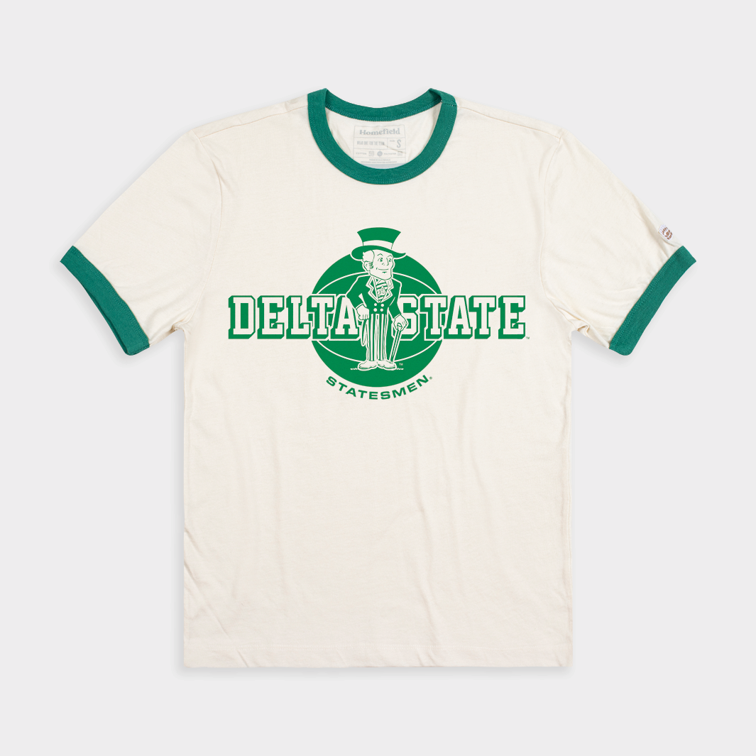 Retro Delta State Statesmen Basketball Ringer T-Shirts, Hoodie, Sweatshirt - T-Shirt, Sweatshirt, Hoodie