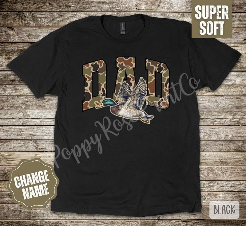 Dad Duck Gildan Hunting Shirt Camo Him T-Shirts, Hoodie, Sweatshirt - T-Shirt, Sweatshirt, Hoodie