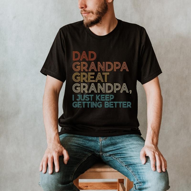 Dad Grandpa Great Grandpa Shirt Best Father New Dad Shirt Dad Hubby Best Grandpa Shirt TK43GN T-Shirts, Hoodie, Sweatshirt - T-Shirt, Sweatshirt, Hoodie