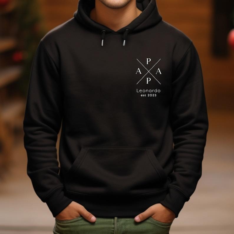 Dad Personalized Name Year Father Expectant Dad Announcement T-Shirts, Hoodie, Sweatshirt - T-Shirt, Sweatshirt, Hoodie