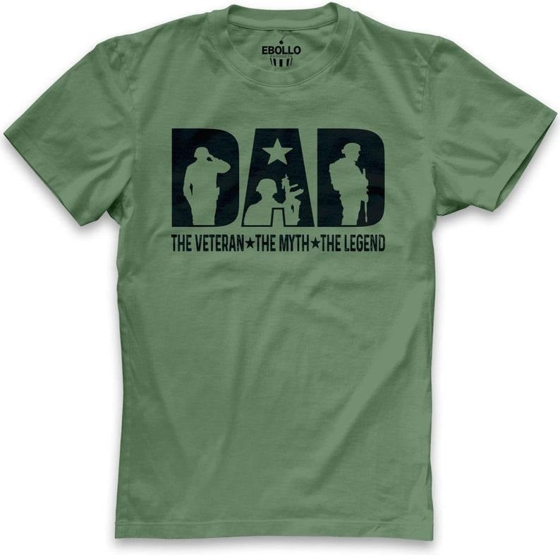 Dad Shirt Dad Veteran Myth Legend Hunting Funny Shirt Veteran Dad Funny T-Shirts, Hoodie, Sweatshirt - T-Shirt, Sweatshirt, Hoodie