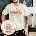 Dad Tour Front Back Shirt Some Days I Rock Dad Fatherhood Shirt Daddy Husband T-Shirts, Hoodie, Sweatshirt - T-Shirt, Sweatshirt, Hoodie