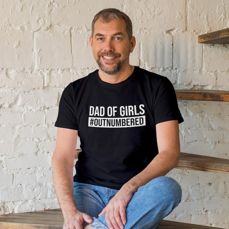 Dad #Outnumbered Dad Dad T-Shirts, Hoodie, Sweatshirt - T-Shirt, Sweatshirt, Hoodie