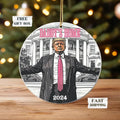 Daddy'S Home Ornament White House Trump 2024 Ornament Political Ornament Election Ornament Funny Trump Ornament Trump Ornament T-Shirts, Hoodie, Sweatshirt - T-Shirt, Sweatshirt, Hoodie